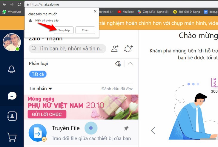 My login zalo trn tnh zalo chat nhp Hướng dẫn