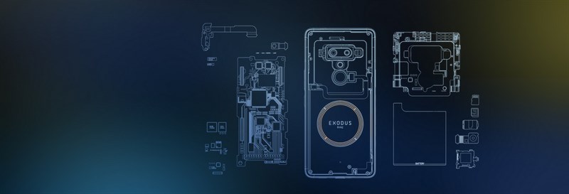 Smartphone “tiền ảo” HTC Exodus 1 trình làng: Chip Snapdragon 845, giá 0.15 BTC