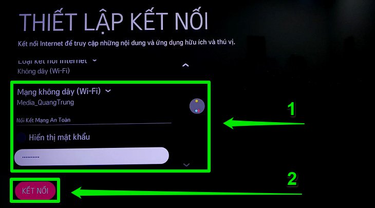 Kết nối Wi-Fi