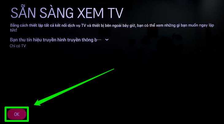 Chọn OK