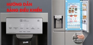 Cách sử dụng bảng điều khiển tủ lạnh LG Inverter GR-X247JS, GR-P247JS