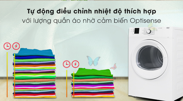 Cảm biến Optisense tối ưu nhiệt độ sấy hiệu quả