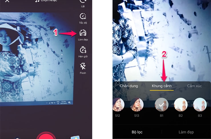 Biểu tượng mặt cô gái bên phải