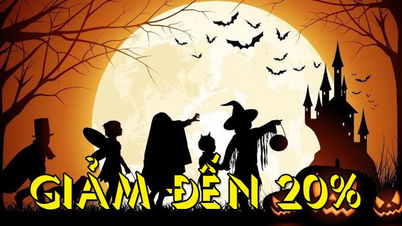 Halloween: Giảm hết hồn đến 20 khi mua điện thoại, máy tính,...