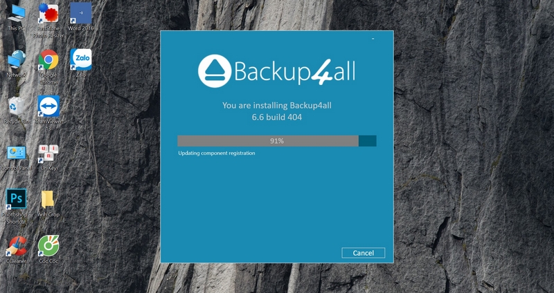 Cách nhận miễn phí phần mềm sao lưu dữ liệu