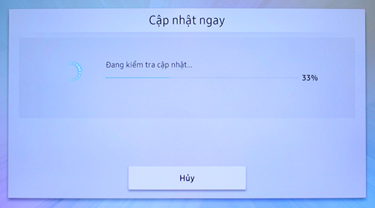 Tivi đang kiểm tra bản cập nhật