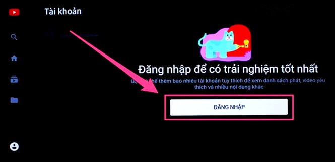 Cách đăng nhập tài khoản Youtube trên Smart tivi Samsung 2018