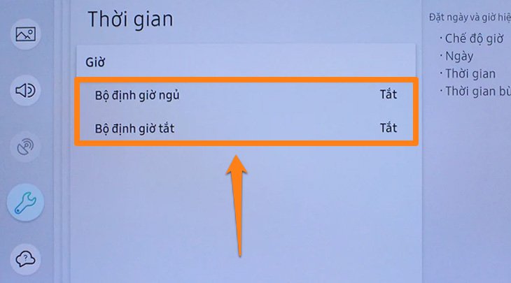 Hai kiểu hẹn giờ của tivi Hai kiểu hẹn giờ của tivi
