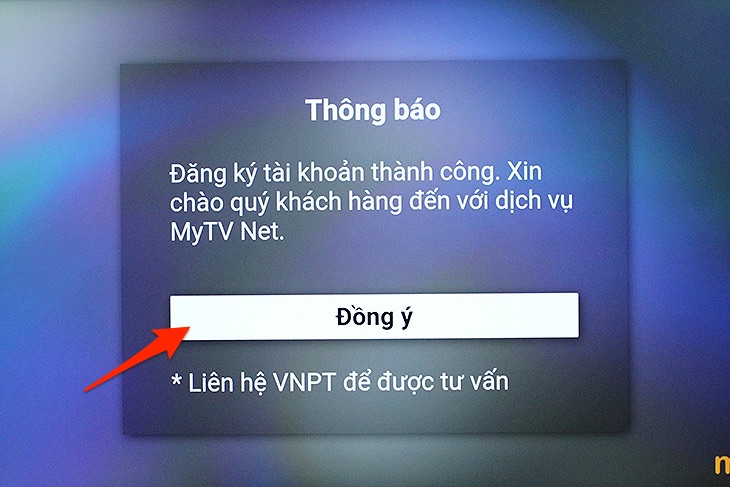 Cách nhận khuyến mãi ứng dụng MyTV trên tivi LG 2018 - đăng ký thành công