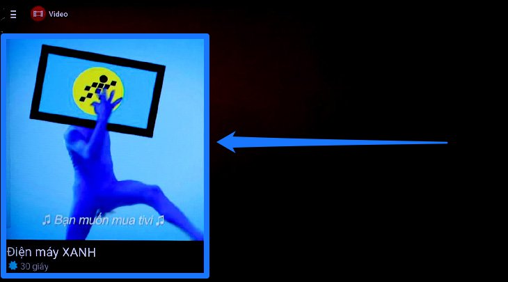 Cách xem phim, nhạc, ảnh trong USB trên Android tivi Sony 2018 > Chọn Video bạn muốn xem