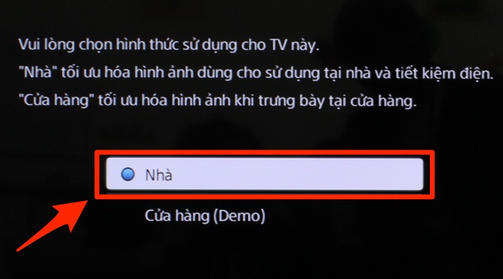 Tắt chế độ deme trên Smart tivi Sony