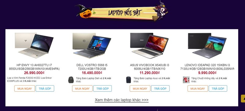 Ngày cuối săn mã giảm giá 20% dịp Halloween
