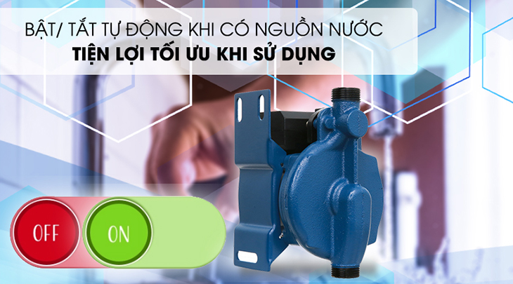 Hướng dẫn chọn mua và lắp đặt máy bơm áp cho máy giặt > Máy bơm tăng áp là thiết bị hỗ trợ tăng áp lực nước