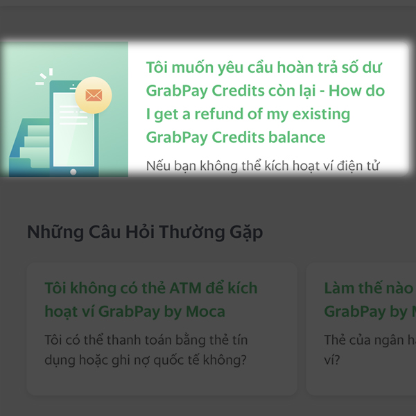 Hướng dẫn lấy lại tiền từ tài khoản GrabPay về thẻ ngân hàng của bạn - ảnh 3 Hướng dẫn lấy lại tiền từ tài khoản GrabPay về thẻ ngân hàng của bạn - ảnh 3