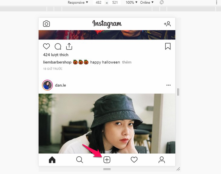 Cách đăng ảnh lên Instagram bằng máy tính