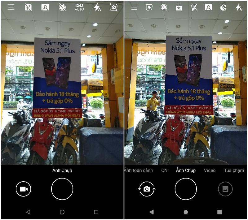 So sánh nhanh giao diện của Android 8 với Android 9