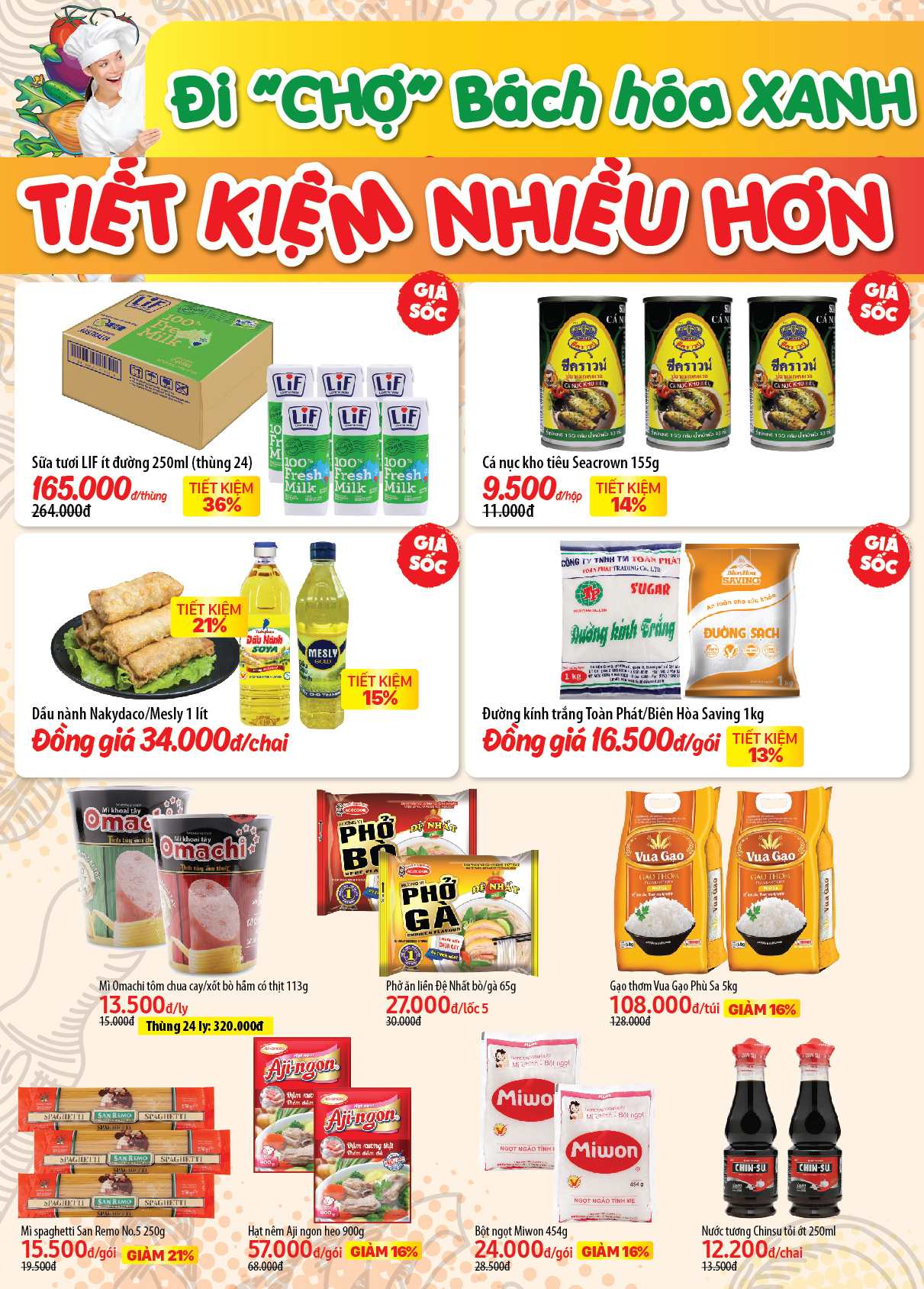 Siêu thị Bách hoá XANH A2/22 Trần Đại Nghĩa khai trương 09/11/2018