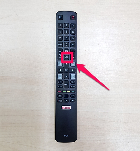 Cách cài đặt thời gian, múi giờ trên tivi TCL sử dụng TV+ OS - chọn remote