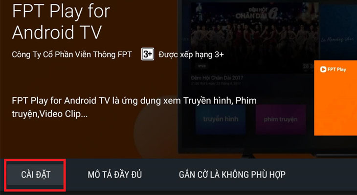 cài đặt FPT Play