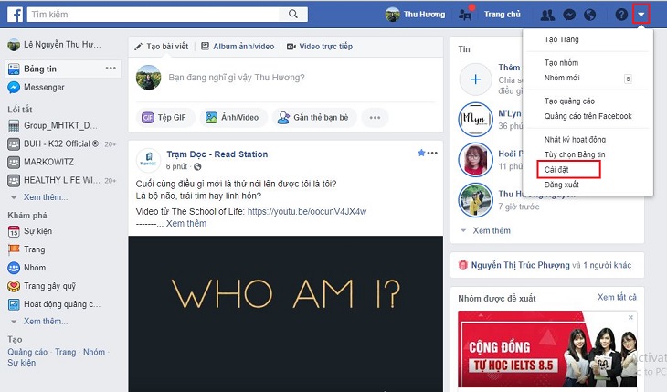 Cách chặn facebook một người nào đó bạn không thích