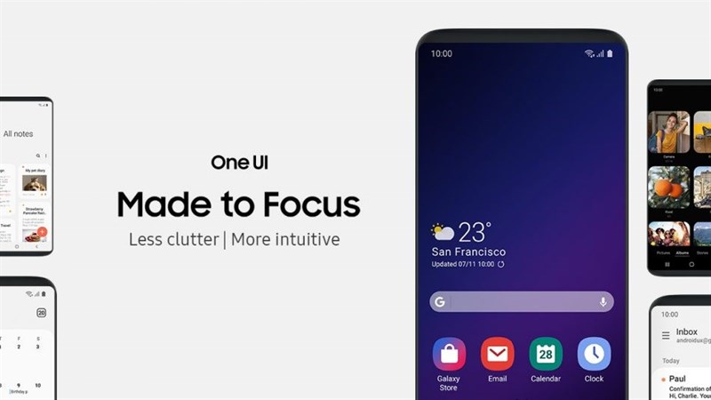 Samsung ra mắt giao diện mới - One UI, hỗ trợ cho cả smartphone màn hình gập Samsung ra mắt giao diện mới - One UI, hỗ trợ cho cả smartphone màn hình gập