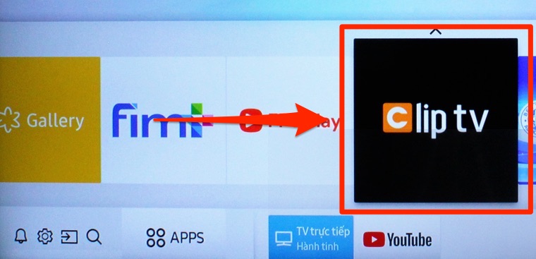 Cách sử dụng ứng dụng ClipTV trên Smart tivi Samsung 2018