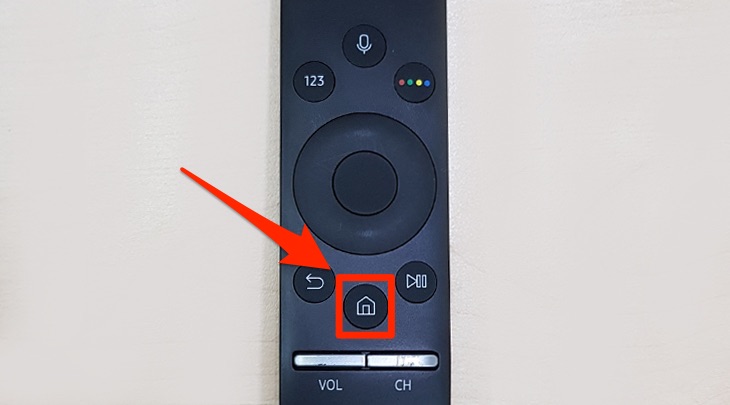 Cách sử dụng ứng dụng ClipTV trên Smart tivi Samsung 2018 > Remote trên tivi Samsung