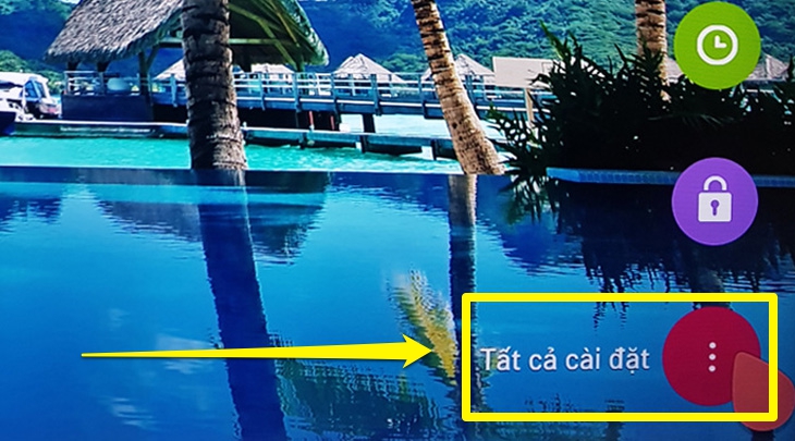 Mục cài đặt trên Smart tivi LG