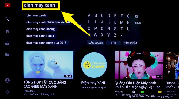 Bàn phím đã được kết nối và có thể sử dụng nhập trên tivi LG Bàn phím đã được kết nối và có thể sử dụng nhập trên tivi LG