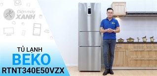 Cách sử dụng bảng điều khiển tủ lạnh Beko Inverter 340 lít RTNT340E50VZX