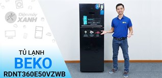 Cách sử dụng bảng điều khiển tủ lạnh Beko Inverter 360 lít RDNT360E50VZWB