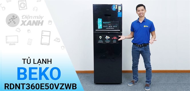 Cách sử dụng bảng điều khiển tủ lạnh Beko Inverter 360 lít RDNT360E50VZWB