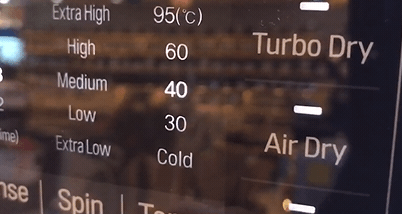 Thay đổi nhiệt độ nước máy giặt LG F2721HTTV