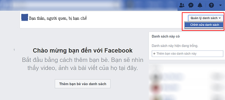 Cách thêm hàng loạt bạn bè vào các danh sách