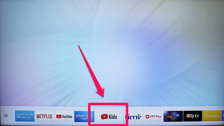 Cách sử dụng ứng dụng Youtube Kids trên Smart tivi Samsung 2018 - truy cập ứng dụng