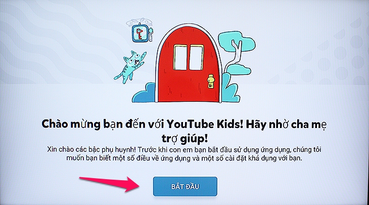 Cách sử dụng ứng dụng Youtube Kids trên Smart tivi Samsung 2018 - thiếp lập ứng dụng