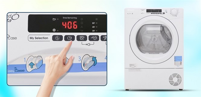 Hướng dẫn sử dụng máy sấy quần áo Candy GVS C9DE-S