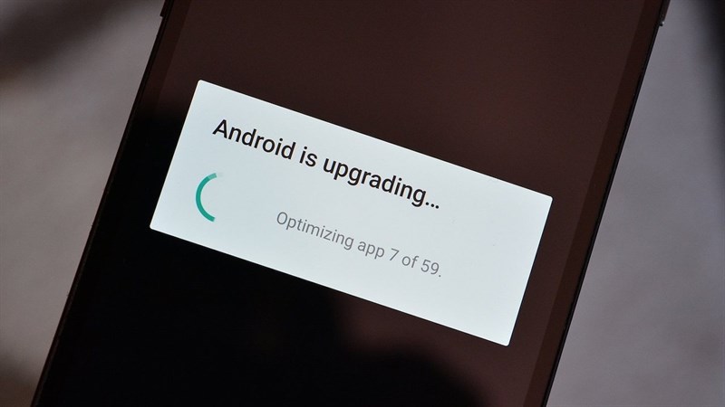 Cập nhật trên hệ điều hành Android