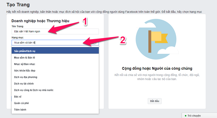 Fanpage Facebook là kênh giới thiệu sản phẩm, dịch vụ và tương tác với khách hàng hiệu quả nhất. Tích hợp nhiều công cụ hỗ trợ quảng cáo như Google Ads, nhằm tăng cường tiếp cận khách hàng. Nếu bạn chưa có fanpage, hãy lập tức đăng ký ngay để bắt đầu kinh doanh trực tuyến hiệu quả.