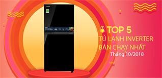 Top 5 tủ lạnh Inverter bán chạy nhất tháng 10/2018 tại Kinh Nghiệm Hay