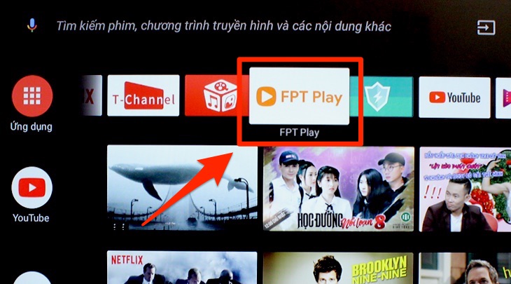 Ứng dụng FPT Play trên tivi TCL