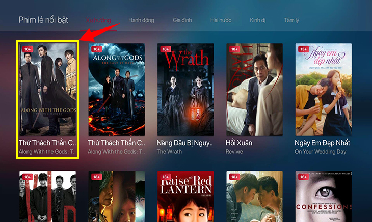 Chọn phim bạn muốn xem