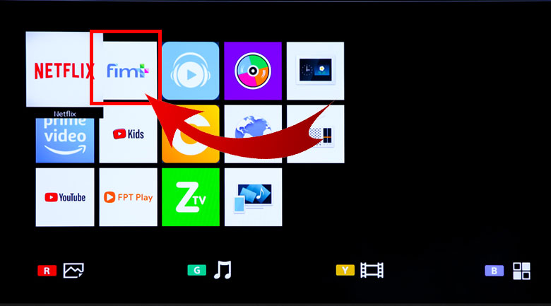 Cách sử dụng ứng dụng Fim+ trên Smart tivi Sony