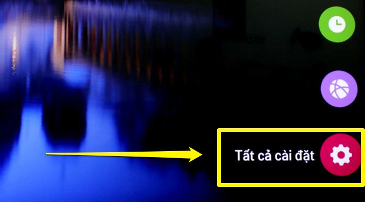 Cách bật tiết kiệm điện Smart tivi LG 2018 > Chọn tất cả cài đặt