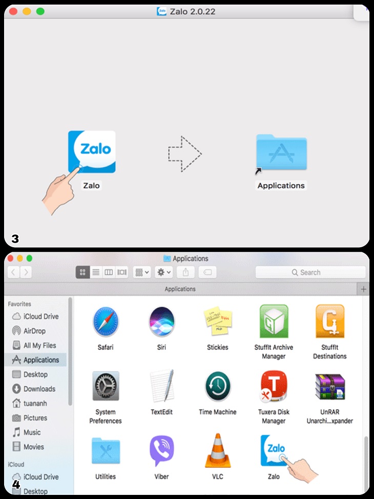 4 bước cài đặt Zalo cho Macbook