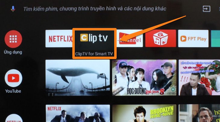 Truy cập ClipTV trên tivi