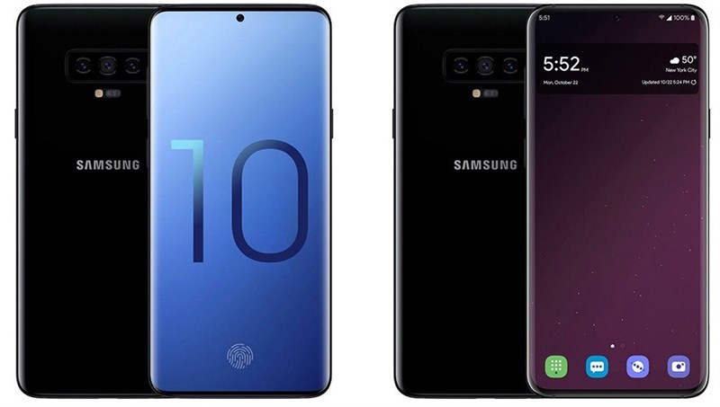 Samsung Galaxy S10 sẽ tự động ẩn camera selfie khi xem video