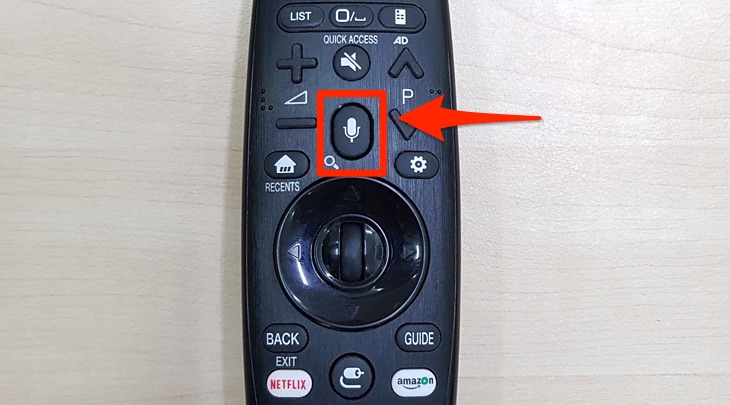 Tìm kiếm bằng giọng nói trên Remote thông minh LG