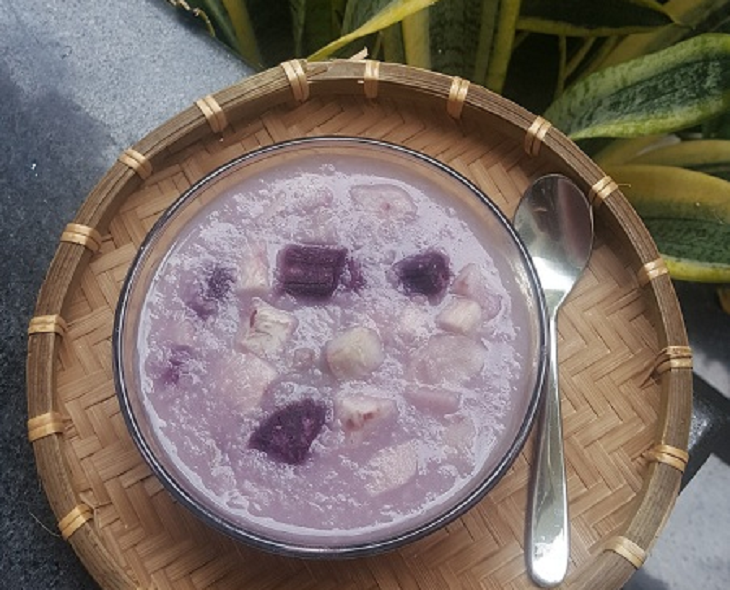 Instructions on how to make delicious taro tea easy to make at home