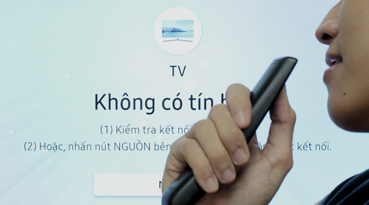 Cách tìm kiếm bằng giọng nói trên Smart tivi Samsung 2018, 2019 > Tìm kiếm bằng giọng nói trên tivi Samsung